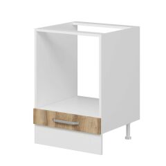 Alvinka Mutfak Modül Duz Alt 1K 60Cm Ank Dolap Beyaz Dore Mdf