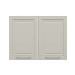 Alvinka Mutfak Modül Mbr_C Üst 2Dk1R 80-H60Cm Dolap Beyaz Kumtaşı Mdf