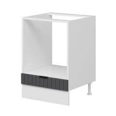 Alvinka Mutfak Modül Mbr_B Alt 1K 60Cm Ank Dolap Beyaz Antrasit