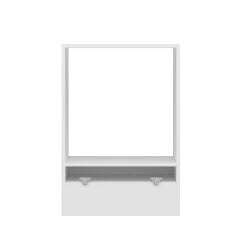 Alvinka Mutfak Modül Mbr_B Alt 1K 60Cm Ank Dolap Beyaz Antrasit