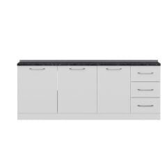 Minar 215 Cm Mutfak Dolabı Beyaz 215-B2-Alt Modül