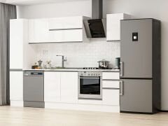 Alvinka 280X210 Cm High Gloss Mutfak Dolabı Mb-E80B40S40-2 High Gloss | Beyaz - Mdf