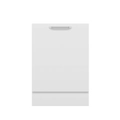 Alvinka Mutfak Modül Duz Alt 1K 60Cm Evye Dolap Beyaz Beyaz Mdf