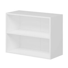 Alvinka Mutfak Modül Mbr_C Üst 2Dk1R 80-H60Cm Dolap Cam Beyaz Kumtaşı Mdf