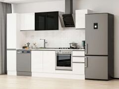 Alvinka 280X210 Cm High Gloss Mutfak Dolabı Mb-E80B40S40-3 High Gloss | Beyaz - Suntalam