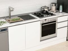 Alvinka 280X210 Cm High Gloss Mutfak Dolabı Mb-E80B40S40-3 High Gloss | Beyaz - Suntalam