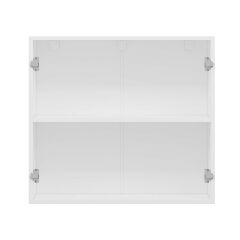 Alvinka Mutfak Modül Mbr_C Üst 2Dk1R 80-H72Cm Dolap Beyaz Beyaz Mdf