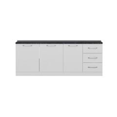 Minar 220 Cm Mutfak Dolabı Beyaz 220-B1-Alt Modül