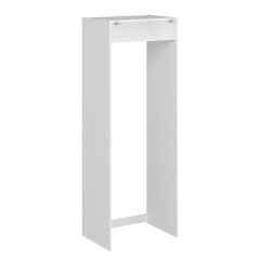 Alvinka Mutfak Modül Mbr_B 80-H222Cm Buzdolabı Beyaz Antrasit