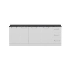 Minar 220 Cm Mutfak Dolabı Beyaz 220-B2-Alt Modül