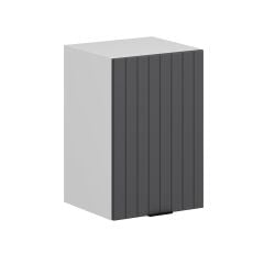 Alvinka Mutfak Modül Mbr_B Üst 1Dk1R 40-H60Cm Dolap Beyaz Antrasit