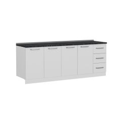 Minar 220 Cm Mutfak Dolabı Beyaz 220-B3-Alt Modül