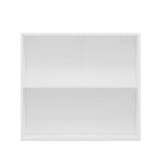 Alvinka Mutfak Modül Mbr_C Üst 2Dk1R 80-H72Cm Dolap Cam Beyaz Beyaz Mdf