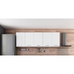 Minar 220 Cm Mutfak Dolabı Beyaz 220-B3-Üst Modül