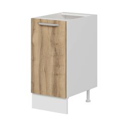 Alvinka Mutfak Modül Duz Alt 1K1R 40Cm Dolap Beyaz Dore Mdf