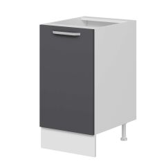 Alvinka Mutfak Modül Duz Alt 1K1R 45Cm Dolap Beyaz Antrasit Suntalam