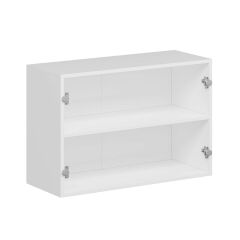 Alvinka Mutfak Modül Mbr_C Üst 2Dk1R 90-H60Cm Dolap Beyaz Antrasit Mdf