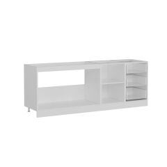 Minar 220 Cm Mutfak Dolabı Beyaz Antrasit 220-A1-Alt Modül