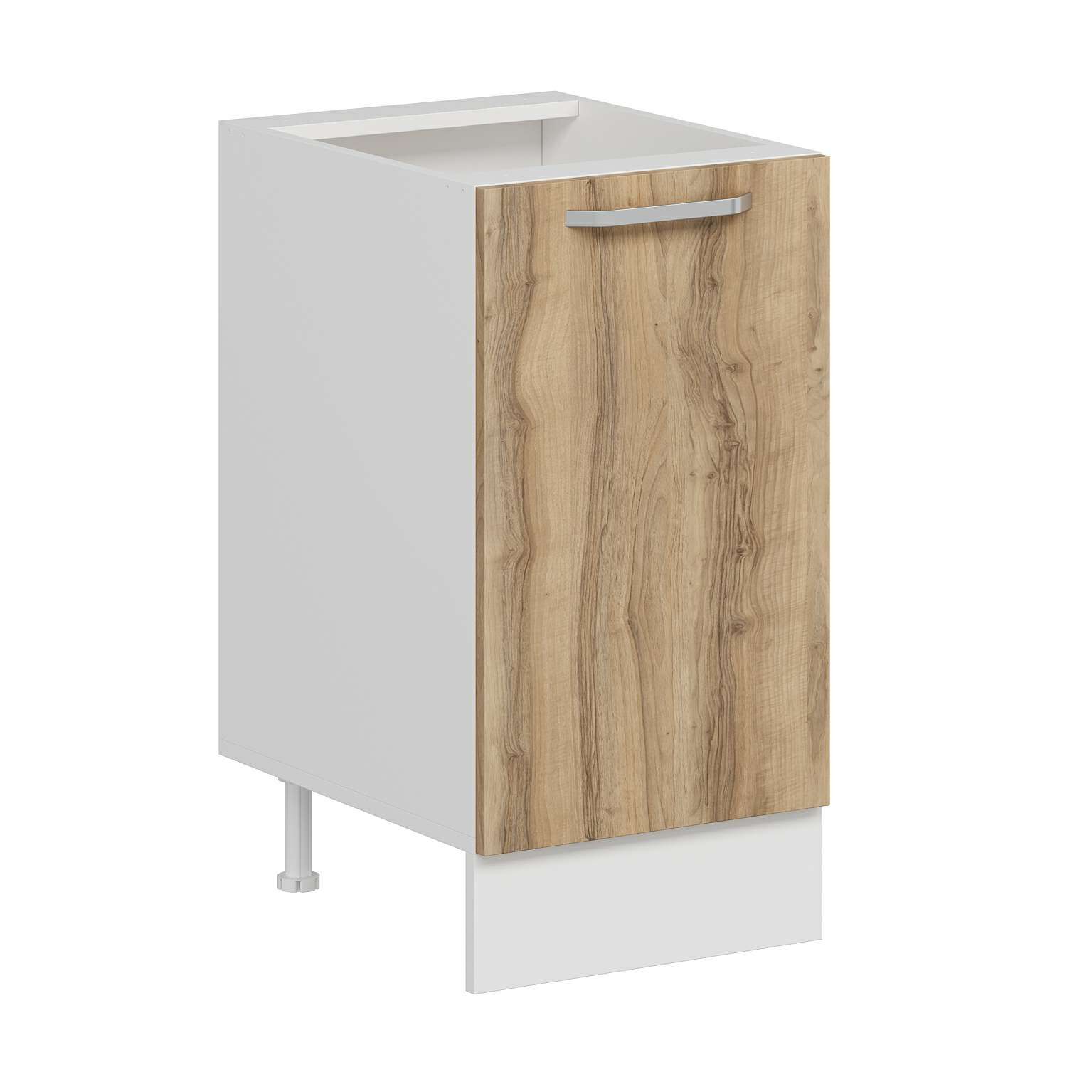 Alvinka Mutfak Modül Duz Alt 1K1R 45Cm Dolap Beyaz Dore Mdf