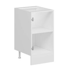 Alvinka Mutfak Modül Duz Alt 1K1R 45Cm Dolap Beyaz Dore Mdf