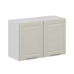 Alvinka Mutfak Modül Mbr_C Üst 2Dk1R 90-H60Cm Dolap Beyaz Kumtaşı Mdf