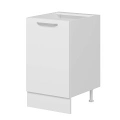 Alvinka Mutfak Modül Duz Alt 1K1R 50Cm Dolap Beyaz Beyaz Suntalam