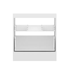 Alvinka Mutfak Modül Mbr_B Alt 2Ç 80Cm Evye Dolap Beyaz Kumtaşı Mdf