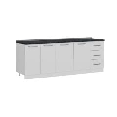 Minar 225 Cm Mutfak Dolabı Beyaz 225-B1-Alt Modül