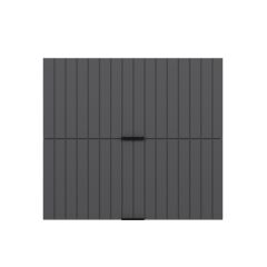 Alvinka Mutfak Modül Mbr_B Üst 2Yk1R 80-H72Cm Dolap Beyaz Antrasit