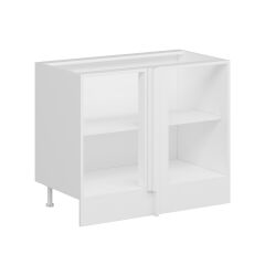 Alvinka Mutfak Modül Mbr_B Alt 1K1R 105Cm Köşe Dolap Beyaz Kumtaşı Mdf