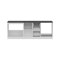 Minar 225 Cm Mutfak Dolabı Beyaz 225-B3-Alt Modül