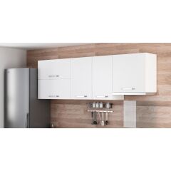 Minar 225 Cm Mutfak Dolabı Beyaz 225-B4-Üst Modül