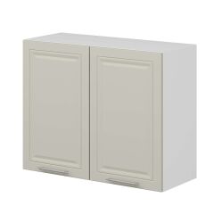 Alvinka Mutfak Modül Mbr_C Üst 2Dk1R 90-H72Cm Dolap Beyaz Kumtaşı Mdf