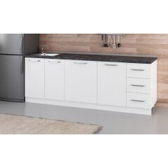 Minar 230 Cm Mutfak Dolabı Beyaz 230-B1-Alt Modül