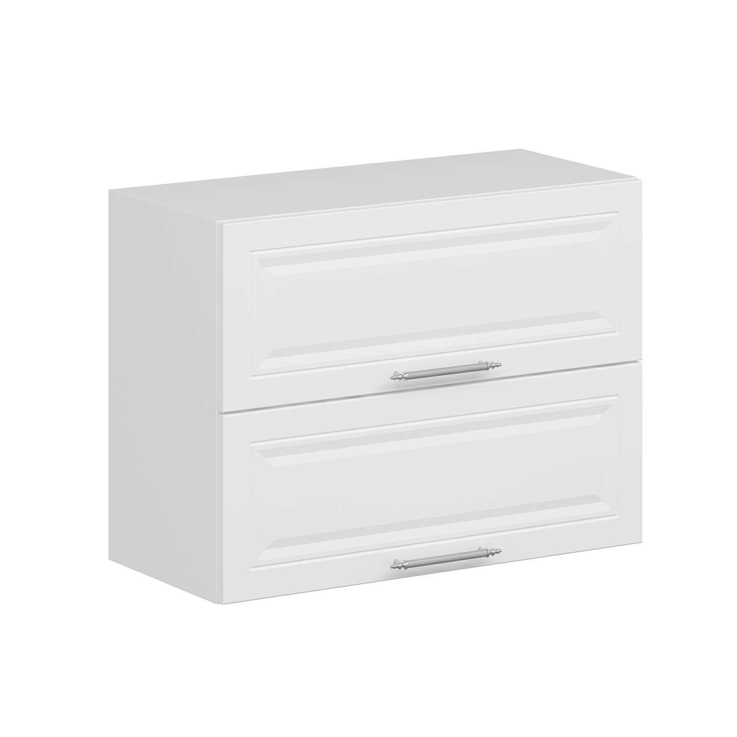 Alvinka Mutfak Modül Mbr_C Üst 2Yk1R 80-H60Cm Dolap Beyaz Beyaz Mdf