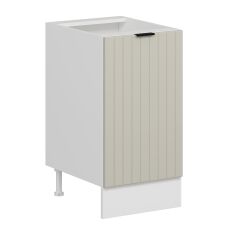 Alvinka Mutfak Modül Mbr_B Alt 1K1R 45Cm Dolap Beyaz Kumtaşı