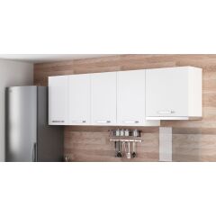 Minar 230 Cm Mutfak Dolabı Beyaz 230-B7-Üst Modül