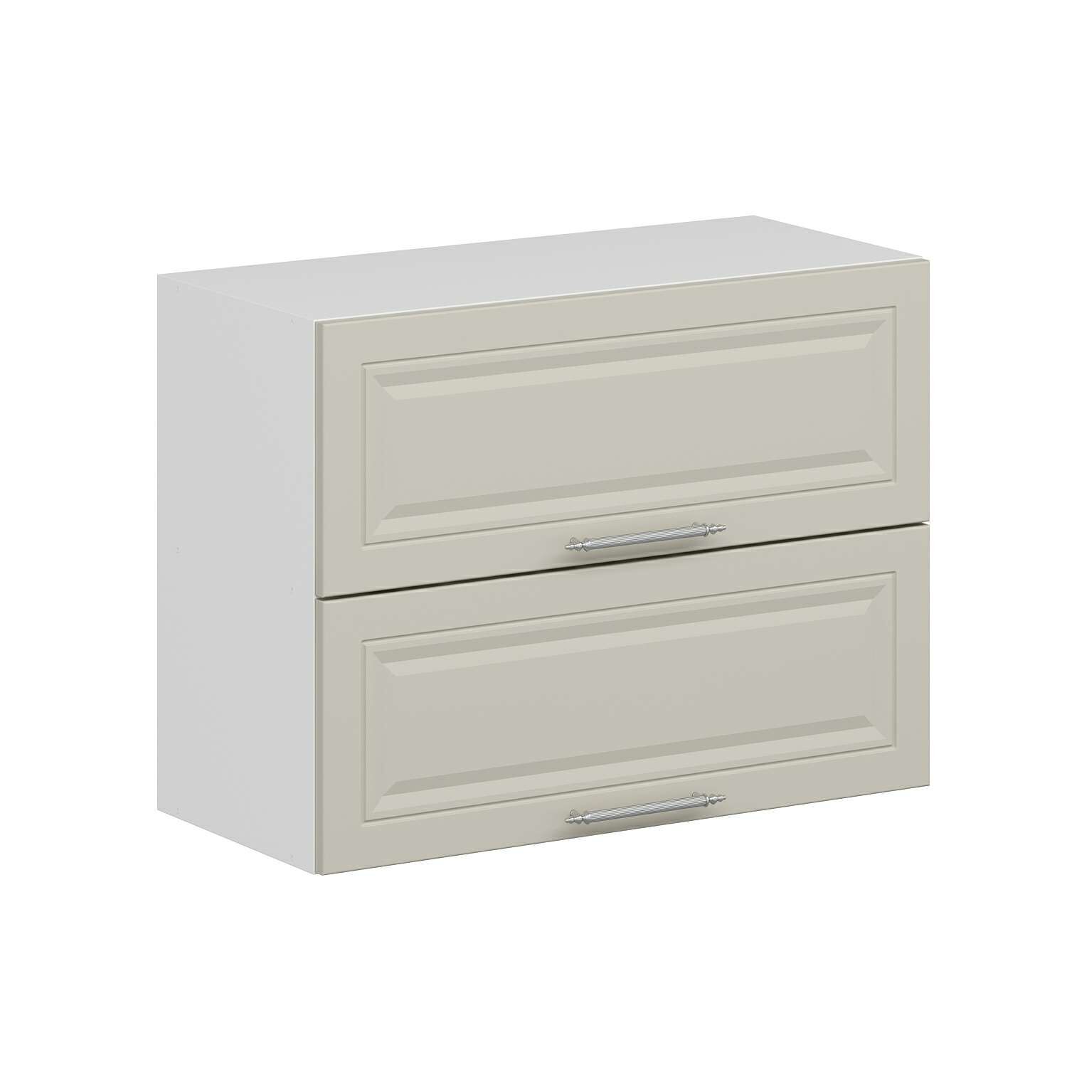 Alvinka Mutfak Modül Mbr_C Üst 2Yk1R 80-H60Cm Dolap Beyaz Kumtaşı Mdf