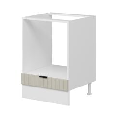 Alvinka Mutfak Modül Mbr_B Alt 1K 60Cm Ank Dolap Beyaz Kumtaşı Mdf