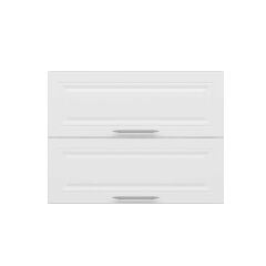Alvinka Mutfak Modül Mbr_C Üst 2Yk1R 80-H60Cm Dolap Beyaz Beyaz Mdf