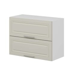 Alvinka Mutfak Modül Mbr_C Üst 2Yk1R 80-H60Cm Dolap Beyaz Kumtaşı Mdf