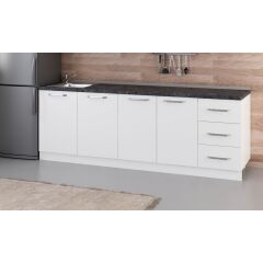 Minar 235 Cm Mutfak Dolabı Beyaz 235-B1-Alt Modül