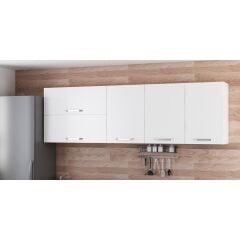 Minar 235 Cm Mutfak Dolabı Beyaz 235-B2-Üst Modül