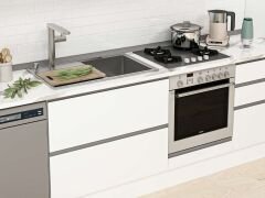 Alvinka 400X240 Cm High Gloss Mutfak Dolabı Mbb-E90B50S60-3 High Gloss | Beyaz - Suntalam