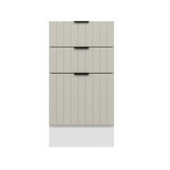 Alvinka Mutfak Modül Mbr_B Alt 3Ç1B2K Nray 45Cm Dolap Beyaz Kumtaşı