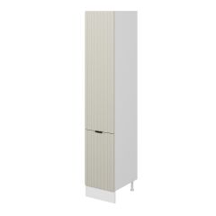 Alvinka Mutfak Modül Mbr_B 45-H240Cm Boy Dolabı Beyaz Kumtaşı Mdf