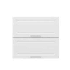 Alvinka Mutfak Modül Mbr_C Üst 2Yk1R 80-H72Cm Dolap Beyaz Beyaz Mdf