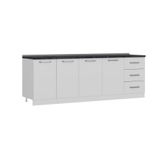 Minar 240 Cm Mutfak Dolabı Beyaz 240-B1-Alt Modül