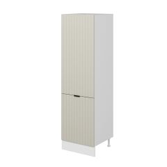 Alvinka Mutfak Modül Mbr_B 60-H210Cm Boy Dolabı Beyaz Kumtaşı Suntalam