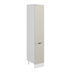 Alvinka Mutfak Modül Mbr_B 40-H222Cm Boy Dolabı Beyaz Kumtaşı